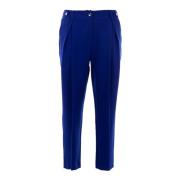 Koningsblauwe Zomer Chino Broek Fracomina , Blue , Dames