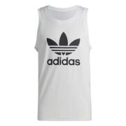 Trefoil Tank Top Adidas , White , Heren