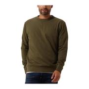 Olijfgroene Sweater Nifous R G-star , Green , Heren