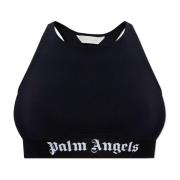 Sportbeha Palm Angels , Black , Dames