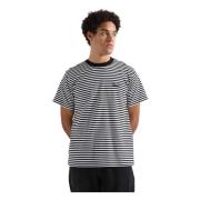 Gevestigde Werken Ogen Strp T-shirt Obey , Black , Heren