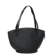 Pre-owned Leather louis-vuitton-bags Louis Vuitton Vintage , Black , D...