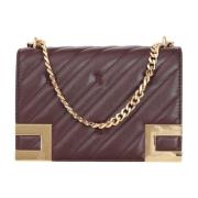 Bordeaux Schoudertas Gewatteerde Collectie Elisabetta Franchi , Brown ...