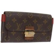 Pre-owned Canvas wallets Louis Vuitton Vintage , Brown , Dames