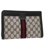 Pre-owned Canvas clutches Gucci Vintage , Multicolor , Dames