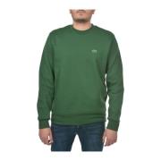 Groene Crew Neck Sweatshirt Lacoste , Green , Heren