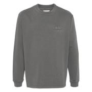 Logo Patch Longsleeve T-Shirt Autry , Gray , Heren