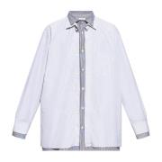 Shirt met gestreept patroon Vetements , Blue , Heren