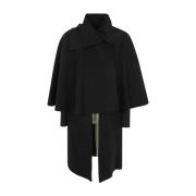 Zwarte Wol Kasjmier Jas Chloé , Black , Dames