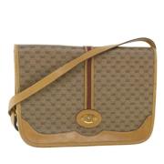 Pre-owned Leather gucci-bags Gucci Vintage , Beige , Dames