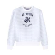 Gestreept katoenen sweatshirt voor heren Vilebrequin , Blue , Heren