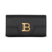 B-Buzz Wallet On Chain in generfd leer Balmain , Black , Dames