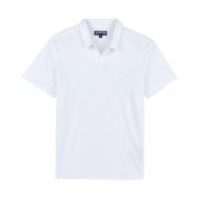 Heren Linnen Jersey Polo Shirt Vilebrequin , White , Heren