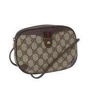 Pre-owned Leather gucci-bags Gucci Vintage , Beige , Dames