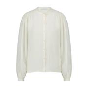 Lange Mouw Olan Blouse By-Bar , Beige , Dames