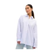 Lange Mouw Shirt My Essential Wardrobe , Blue , Dames