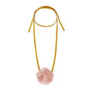 Tule Bloem Choker Ketting Malababa , Multicolor , Dames