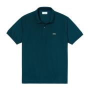 Groene Polo Shirt Klassieke Stijl Lacoste , Green , Heren