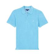 Heren Terry Polo Shirt Vilebrequin , Blue , Heren