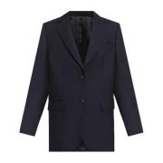 Blazer met open revers Officine Générale , Blue , Dames