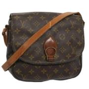 Pre-owned Canvas shoulder-bags Louis Vuitton Vintage , Brown , Dames