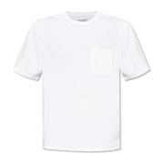 T-shirt met zak Officine Générale , White , Heren