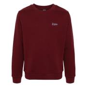 Standaard College Print Sweatshirt A.p.c. , Red , Heren