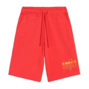 Bermuda Shorts voor Heren Diadora , Red , Heren