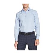 Lange mouwen overhemd Hugo Boss , Blue , Heren