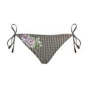 Bloemen Geborduurde Mini Bikini Broekje Vilebrequin , Multicolor , Dam...