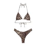 Bikini Triangolo E Slip Americano Fisso Spotted F**k , Multicolor , Da...