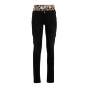 Hoge taille zwarte denim skinny jeans Liu Jo , Black , Dames