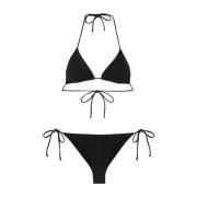 Triangle Bikini EN Braziliaanse Verstelbare Visionary Dose F**k , Blac...