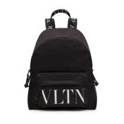 Zwarte Bucket Bag Rugzak Valentino Garavani , Black , Heren