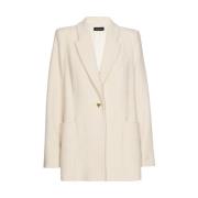 Bouclé Blazer Caroline Biss , Beige , Dames