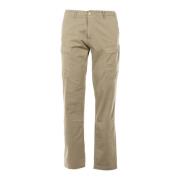 Cargo Broek Regular Slim Beige Katoen Liu Jo , Beige , Heren