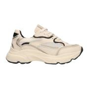 Tiki Lage Sneakers in Beige Haboob , Beige , Dames