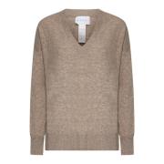 Dove Grey Sweaters Collectie Kaos , Brown , Dames