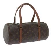 Pre-owned Canvas handbags Louis Vuitton Vintage , Brown , Dames