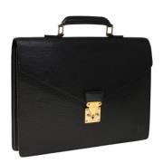 Pre-owned Leather louis-vuitton-bags Louis Vuitton Vintage , Black , D...