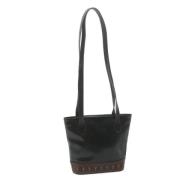 Pre-owned Leather shoulder-bags Yves Saint Laurent Vintage , Black , D...