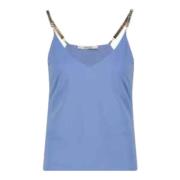 Stijlvolle Top voor Vrouwen Gaudi , Blue , Dames