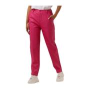 Roze Logo Fo Leren Broek Alix The Label , Pink , Dames