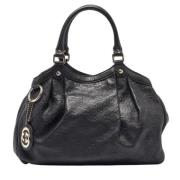 Pre-owned Leather gucci-bags Gucci Vintage , Black , Dames