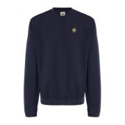 Sweatshirt met logo Bally , Blue , Heren