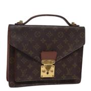 Pre-owned Canvas louis-vuitton-bags Louis Vuitton Vintage , Brown , Da...