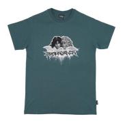 Bos Heren Tee Korte Mouw T-shirt Propaganda , Green , Heren