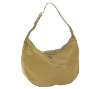 Pre-owned Nylon shoulder-bags Dior Vintage , Beige , Dames