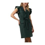 Groene Gaia Jurk Dames Mini Jurk Bruuns Bazaar , Green , Dames