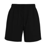 Zwarte Organische Katoenen Shorts - Rechte Pasvorm Calvin Klein , Blac...